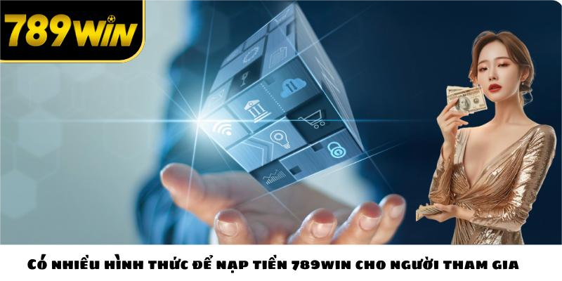 Có nhiều hình thức để nạp tiền 789win cho người tham gia