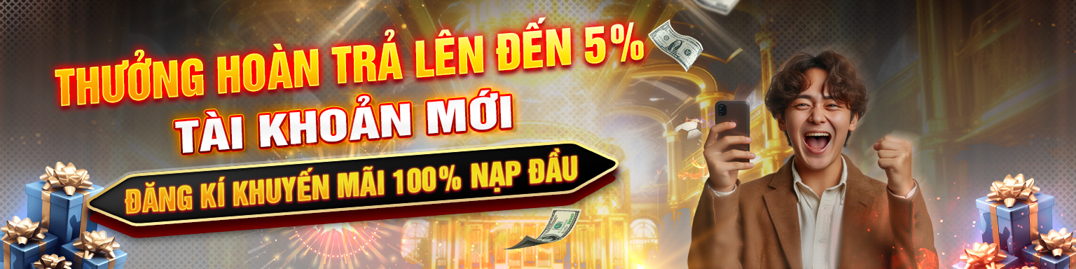 Tạo tài khoản mới tặng 100% giá trị đầu